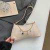 Single-shoulder Underarm Trendy Woven Cherry Style Beach Tote Bag for Women