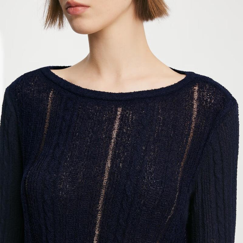 ONLY Women's Breathable Mesh Knit Sweater
