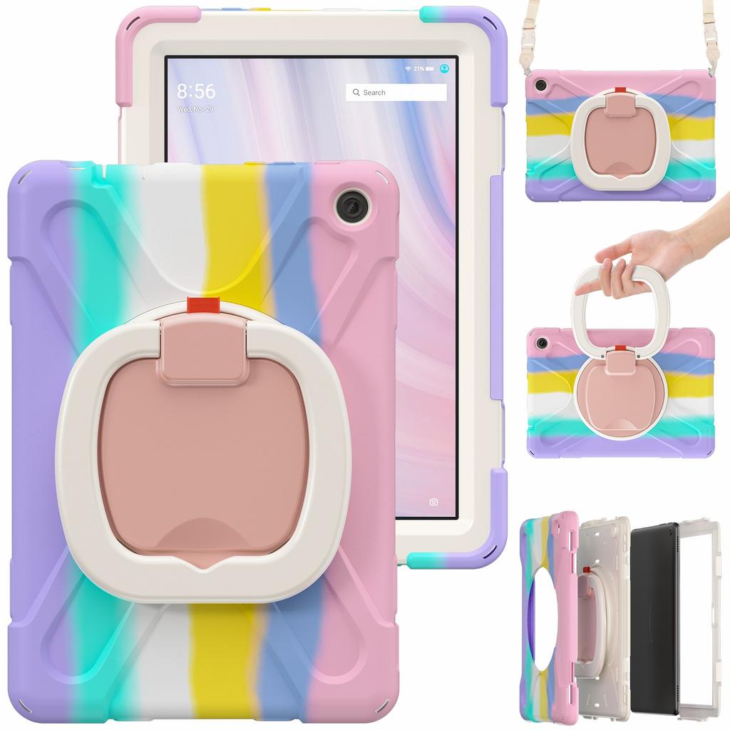 For Amazon Fire HD 10 (2023) Case Kickstand Rugged Tablet Cover with Shoulder Strap