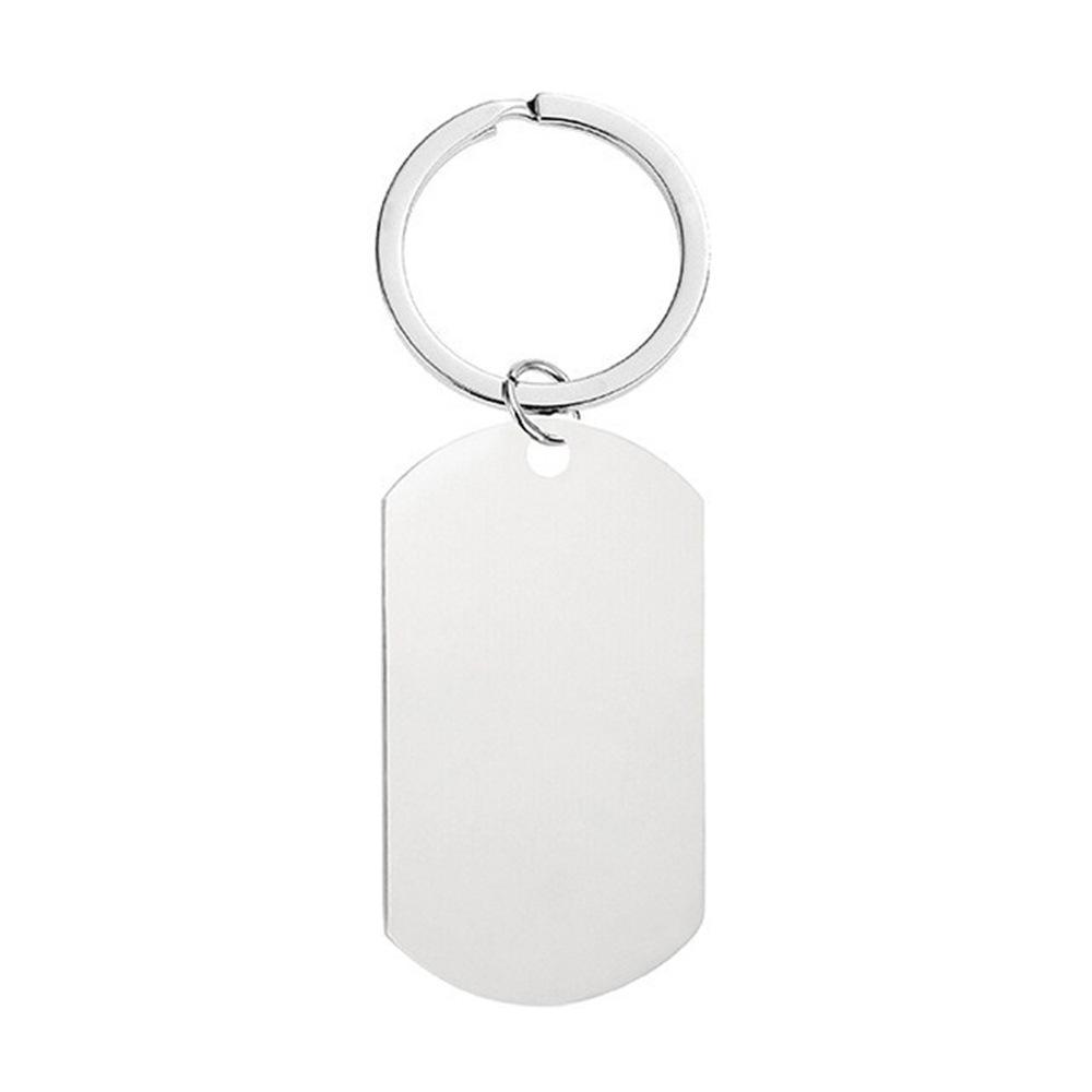 Military Dog Tag Pendant - Laser Engraved Stainless Steel ID Tag