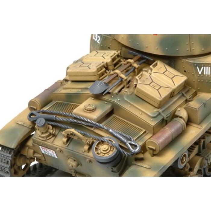 Tamiya 1/35 Military Miniature Series No.296 Italian Army Medium Tank M13/40 Carlo Armato Plastic Model 35296