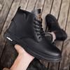 Martin Boots Men's High-top Autumn and Winter Outdoor Non-slip and Wear-resistant Thick-soled Trendy Boots Men's Tooling Versatile Men's Shoes