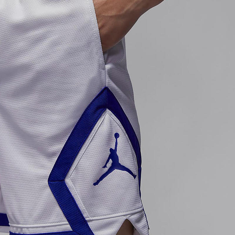 Jordan Sport Colorblock Logo Drawstring Quick-Drying Casual Shorts Women bottoms White FB4589-100