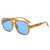 New fashion double beam square women's sunglasses UV-proof cycling sunglasses high-end trendy men's glasses