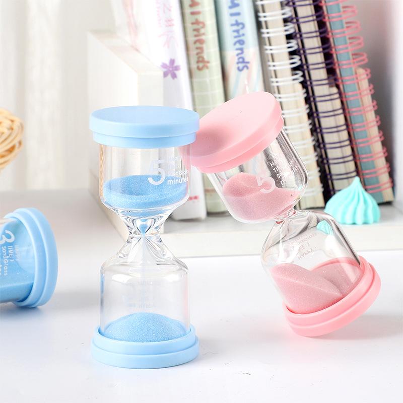 3/5/10/15/30 Minutes Hourglass Sandglass Colorful Sand Timer Flip Sandglass for Home Kid Gift Sand Timer Decoration Sand Clock