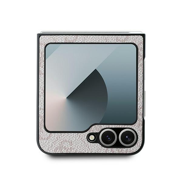 Guess Guhczf64Gmgpi Z Flip6 F741Różowy/Pink Leather 4G Metal Logo