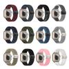Watch Band For Apple Watch Series 11 10 42mm / 9 8 7 41mm / SE3 SE2 SE 6 5 4 40mm / 3 2 1 38mm Magnetic Clasp Wave Pattern Nylon Wrist Strap