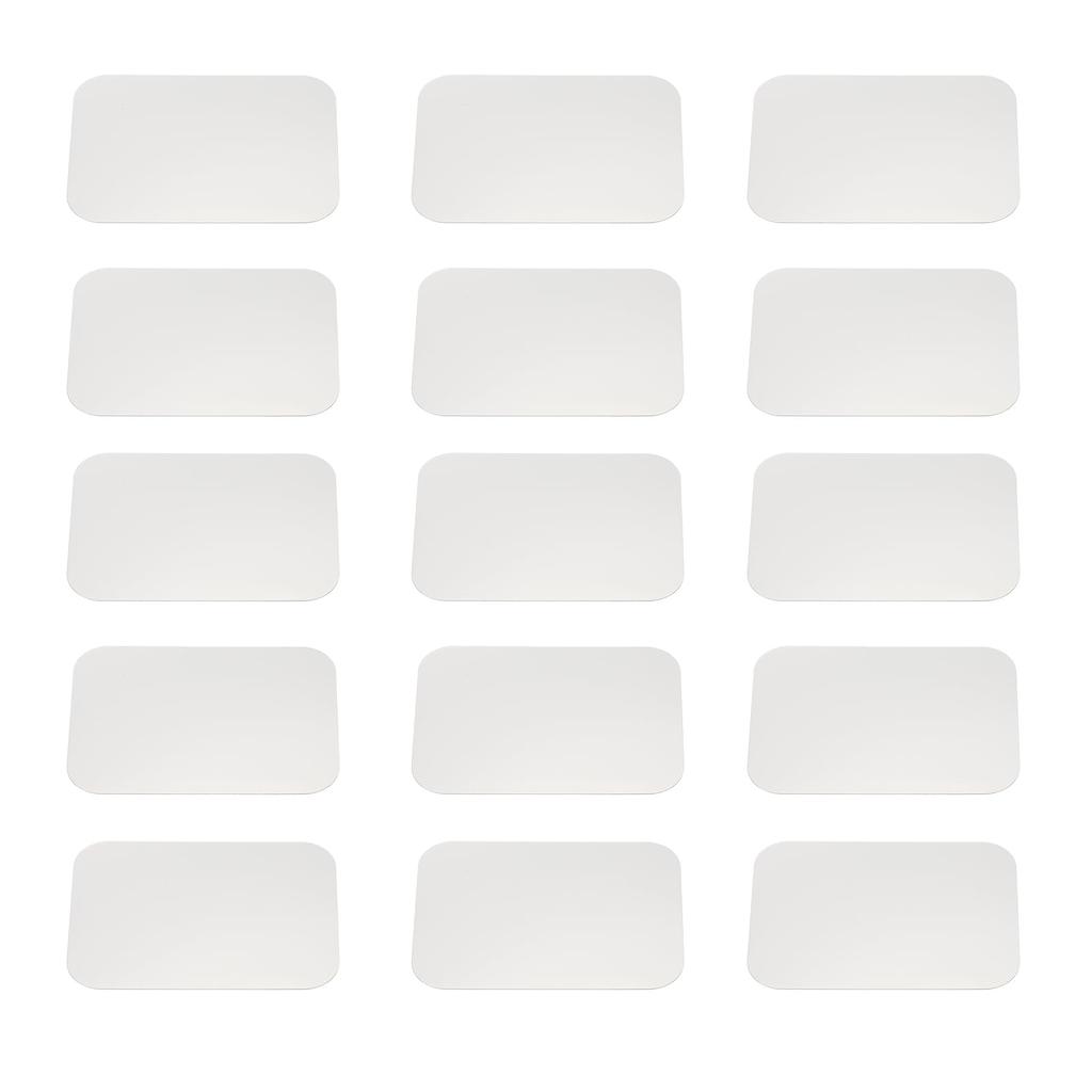 PATIKIL 15 Pieces Steel Plate 55mm x 75mm Rectangle Strong