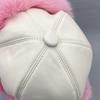 Pink Fur Hat Woman Winter Natural Fox Fur Bomber Hats Thick Warm Earflap Trapper Hats Women's Cold Cap