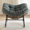 Rocking Chair, Chenille Upholstered Accent Chair, Modern Rocking Chair for Children's Room for Living Room, Bedroom, Apartment