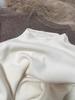 Women's Slim-Fit Semi-High Neck Knit Long-Sleeve Top for Autumn and Winter