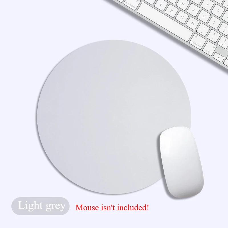 

1pc Mouse Pad Waterproof PU Leather Mouse Mat Anti-Slip Pad for Home Office School Computer Laptop Mouse Accessories светло-серый