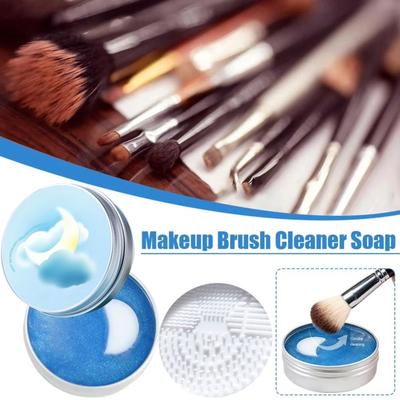 Mit Silikonmatte Make-up-Pinselreiniger Seife Wasserdichte Waschseife für Make-up-Pinsel & Schwämme