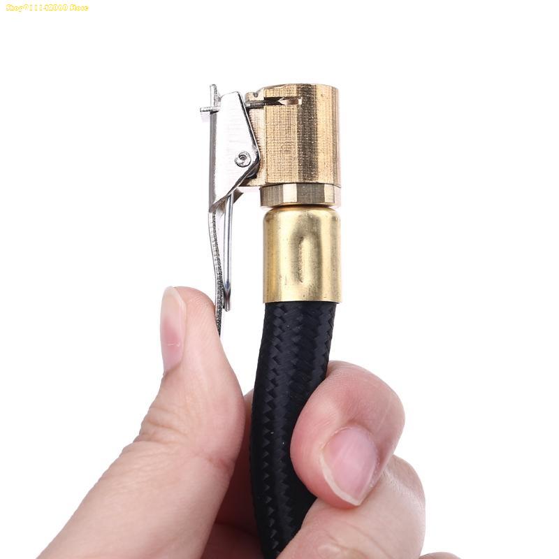 J1HA Digital Tire Air Pressure Gauge with Quick Clip Air Chuck Pressure Monitoring Tools Tester for Car Motorcycle Bicycle RV