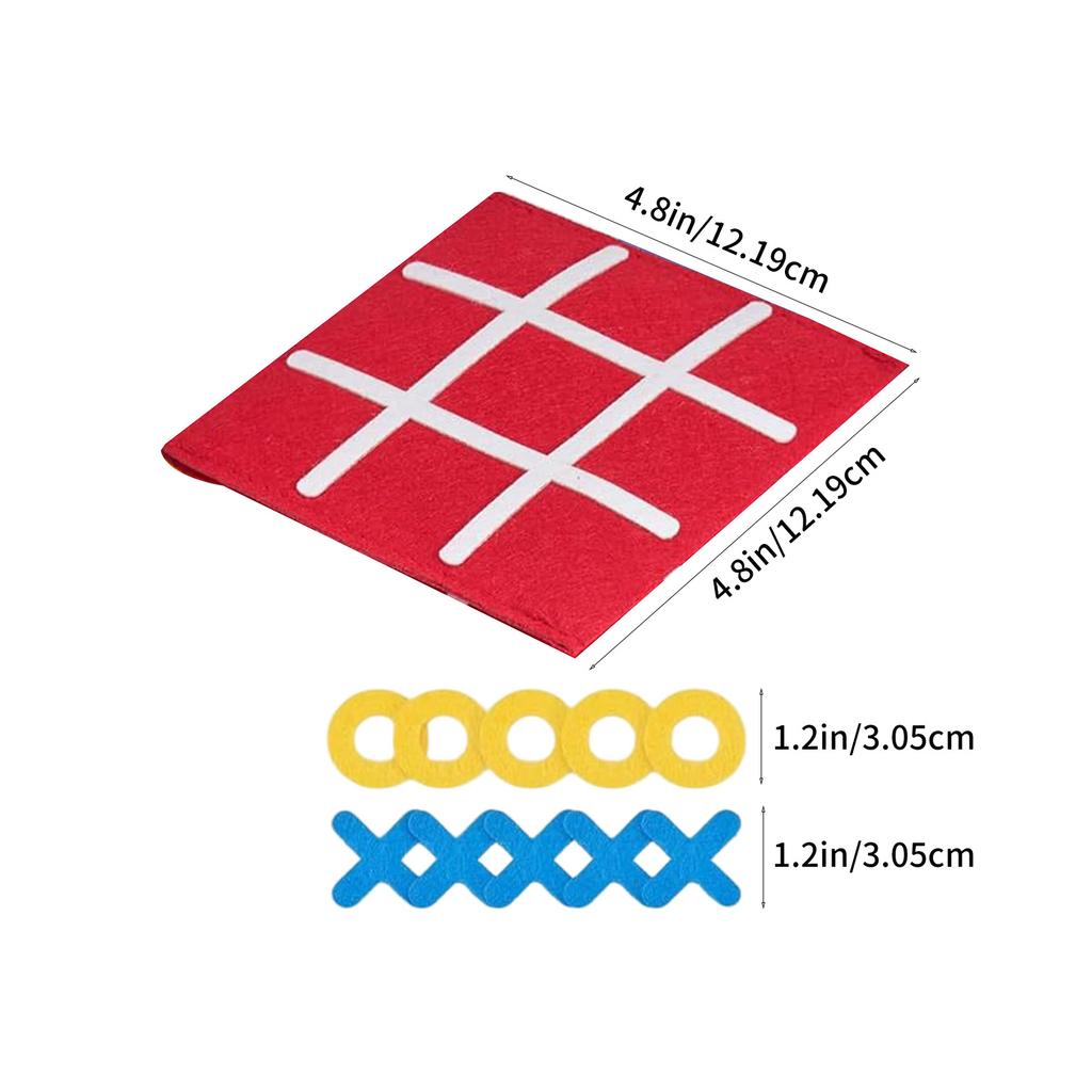 משחק לוח טיק טק טו ידידותי לנסיעות חינוכי לילדים פיתוח אסטרטגיה לוגית ומשחק יצירתי