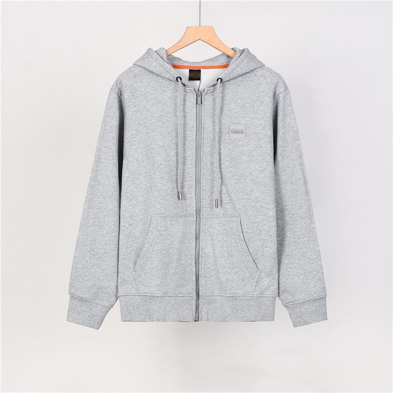 Trendy Unisex Embroidered Zipper Hoodie Cardigan: Casual Versatile Fashion