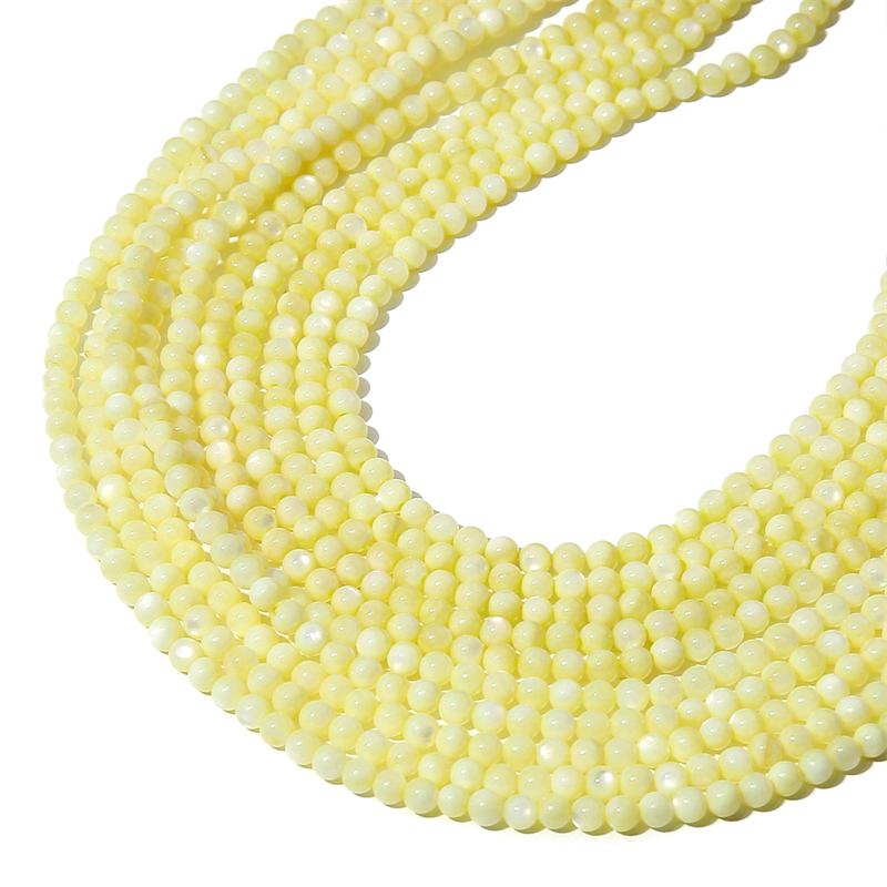 125Pcs Natural Freshwater Shell Beads For DIY Necklace Bracelet Earrings Jewelry Making