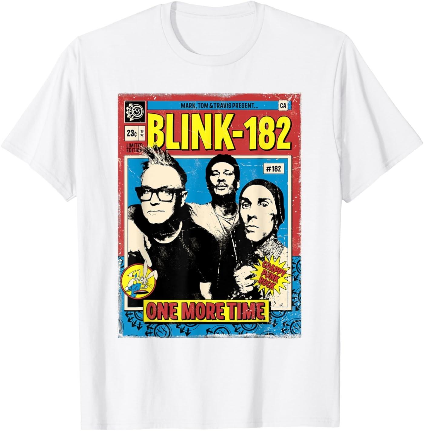 Official Blink-182 One More Time Comic T-Shirt XXXL