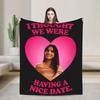 Obsession Nikki Movie - Obsession Flannel Blankets Creative Throw Blankets for Home Hotel Sofa 150*125cm Plush Thin Quilt