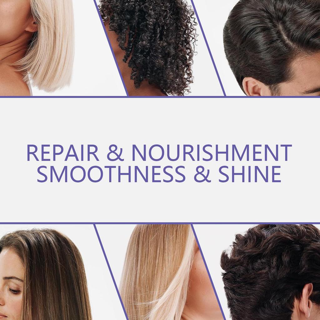 Lavender Shampoo & Conditioner Set-Deeply Clean, Strengthen, Moisturizing & Nourishing Hair-Suitable for all Hair Types, 300ml+300ml