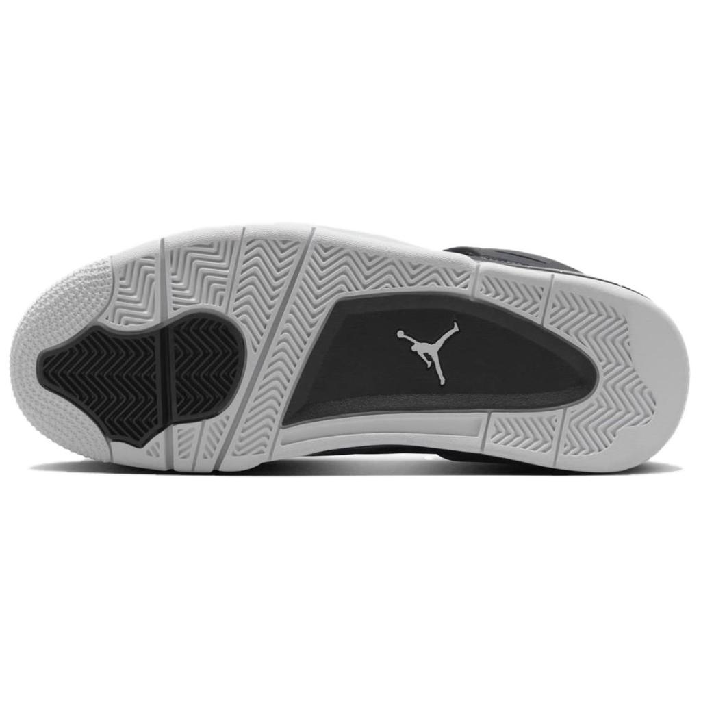Air Jordan 4 Retro Fear 2024 Unisex Sneakers Black White Anthracite FQ8138-002