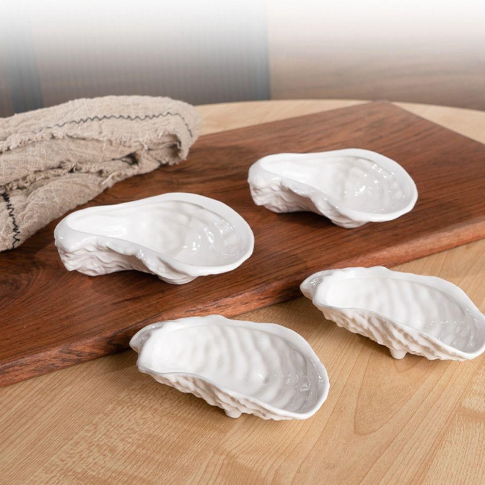 Japanische Küche Keramik Austernplatte Exquisite Kreative Aufbewahrungsschale Multifunktionale Unregelmäßige Sushi Sashimi Platte Dim Sum