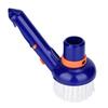A84E-Corner Vacuum Brush With Adjustable Ring, Connects To 1 1/2Inch Hoses And 1 1/4Inch Telescopic Poles, For Swimming Pools