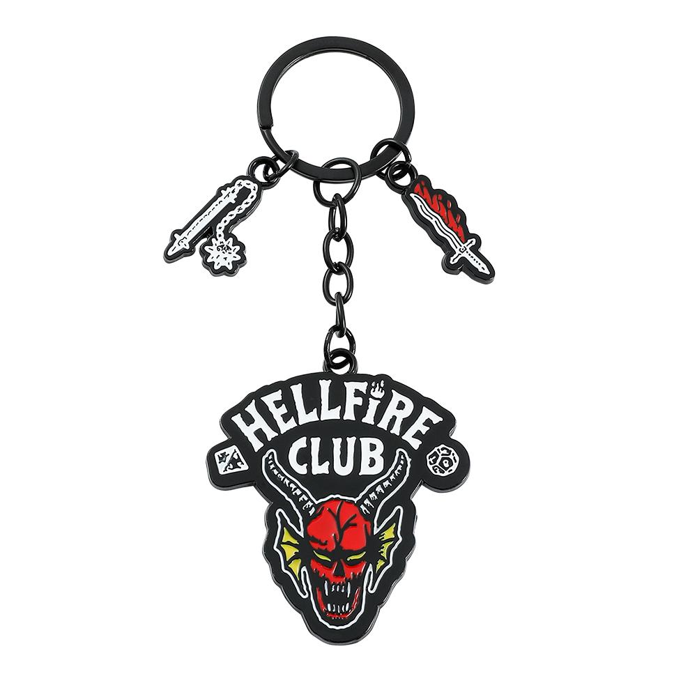 New Cartoon Club Keychain Pendant European and American Souvenir Keyrings Accessories