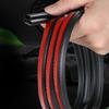 SEAMETAL Car Door Seal Strip Rubber Double Layer Sealing Sticker Soundproof Dustproof Weather Stripping Universal for Car Door Body Trunk