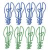 100Pcs Paper Clips Small Cute Light Bulb Special Shaped Metal Office Supplies for Notes