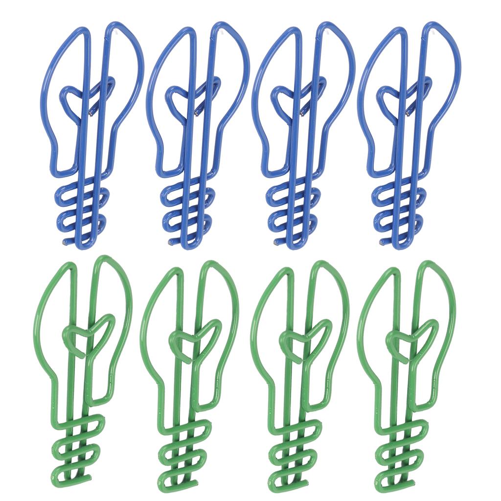 100Pcs Paper Clips Small Cute Light Bulb Special Shaped Metal Office Supplies for Notes
