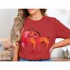 Mondneujahr 2026 T-Shirt Jahr des Pferdes Chinesisches Tierkreiszeichen T-Shirt Kreatives Design Frohes Neues Jahr Herren Damen T-Shirt Baumwoll-Oberteile