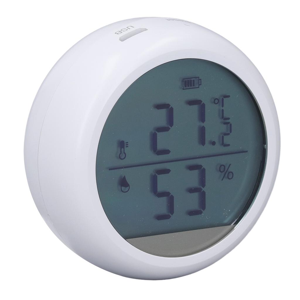 WLAN Temperatur-Feuchtigkeitssensor Fernüberwachung Wandmontage Smartes Temperatur-Feuchtigkeitsmessgerät