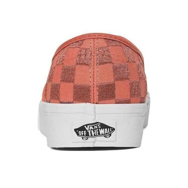 Vans Authentic 'Embroidered Checkerboard Orange' Sneakers VN0009PVORA