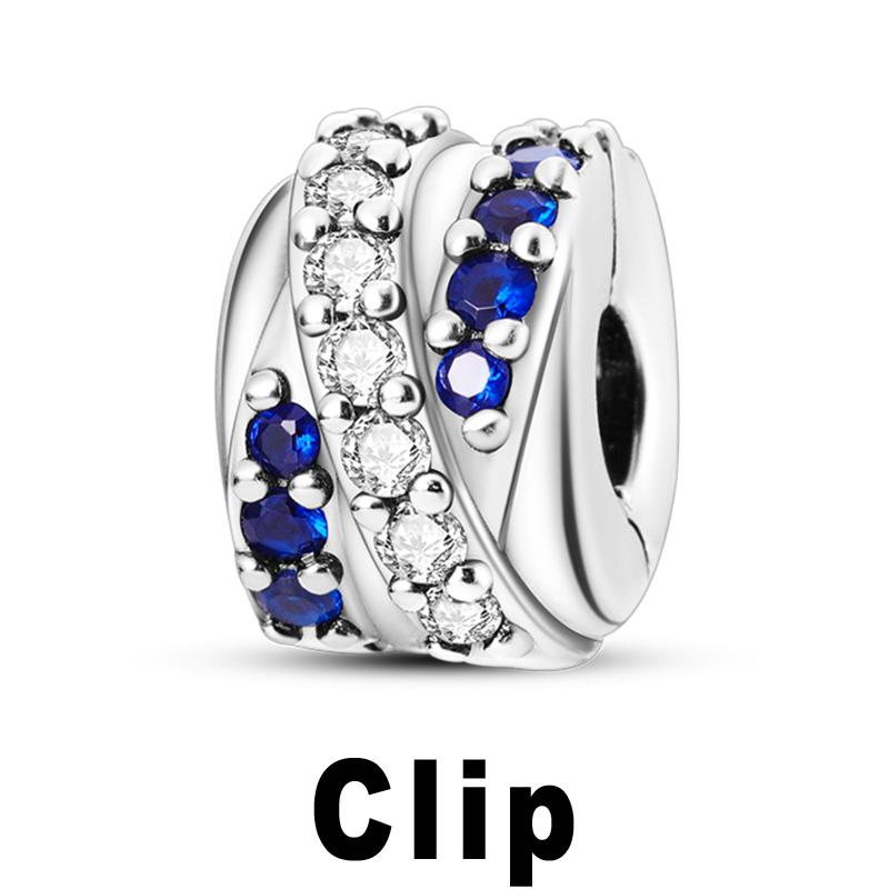 Elegant Exquisite Genuine Copper Charm Daisy Zircon Bead Stopper Safety Chain Fits Bangle Bracelets Jewellery Clip Gifts Women