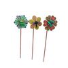 Decorative Garden Stakes Yard Decor Spikes Metal Garden Stakes Weather Resistant Build Easy Tool-free Installation