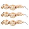 3Pcs Parakeet Chewing Bird Swing Perch Corn Husk Cage Plaything Fun Parrot Training Supplies Balance Exercise Rest
