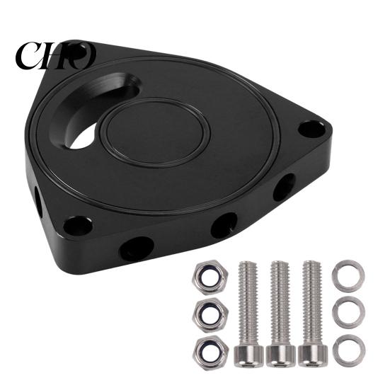 Precise Fit Turbo Valve Gasket BOV Plate for Honda Civic 2015-2021 1.5T, Embedded Rubber Turbocharger Aluminum Blow Off Replacement, Exhaust Seal High