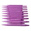 9 Pairs Interchangeable Circular Needle Set Purple 3.0mm 6.0mm Short Knitting Needles and 4 Cables for Socks Sweaters