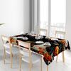 Halloween Tablecloth Printed Pumpkin Skull Ghost Print Decorative Halloween Festive Dining Table Cover for Party Decoration