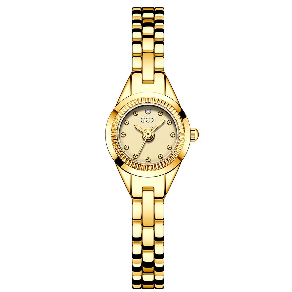 Womens Minimalist Quartz Watch With Stainless Steel Band And Elegant Look For Casual Daily Wear