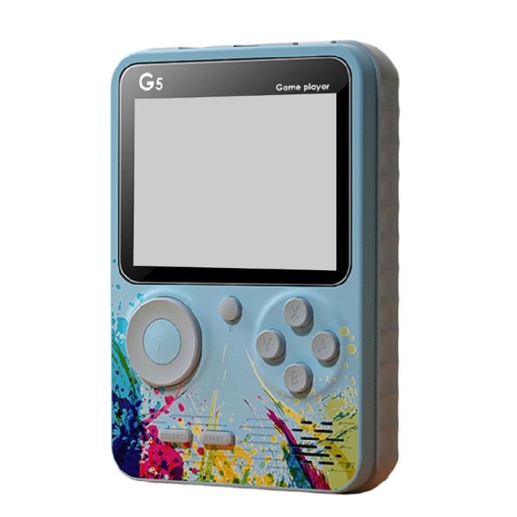 Handheld Multiple Game Device 500 Classical Titles Build in Rechargeable Battery Ergonomic Strong ABS Body for All Ages