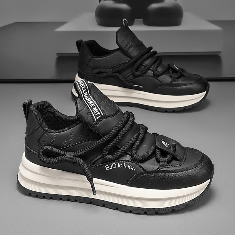22 autumn and winter student dad shoes leather surface casual and comfortable sports running shoes 39