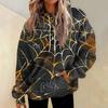 Women's Casual Fashion Print Long Sleeve Pullover Hoodies Sweatshirts