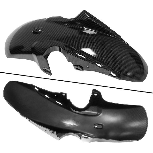 

Переднее крыло под карбон, совместимое с Yamaha FZ07 MT07 MT-07 2014-2017, обтекатель колеса, брызговик, грязезащитное крыло -Ref. 1WS-21511-00-00