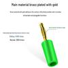 Gold-Plated 2mm Banana Plug Test Lead Socket for Welding