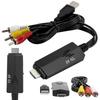 Konwerter z hdmi na av chinch usb męskie na męskie adapter obrazu i dźwięku