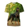 Summer Fashion Fun Animal Dog Pattern T-Shirt New Trend Casual 3D Printed Crew Neck Short Sleeve Top