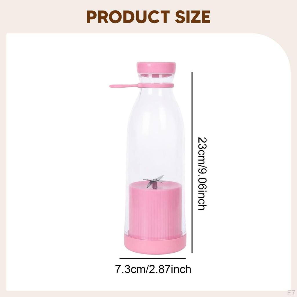 Electric Juicer Juice Mixer Bottle Mixing USB Fast Charging Portable Blender White