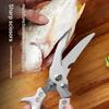 Multifunction Kitchen Scissors Stainless Steel, Heavy-Duty Household Meat, Fish, Chicken Bone Cutting Shears